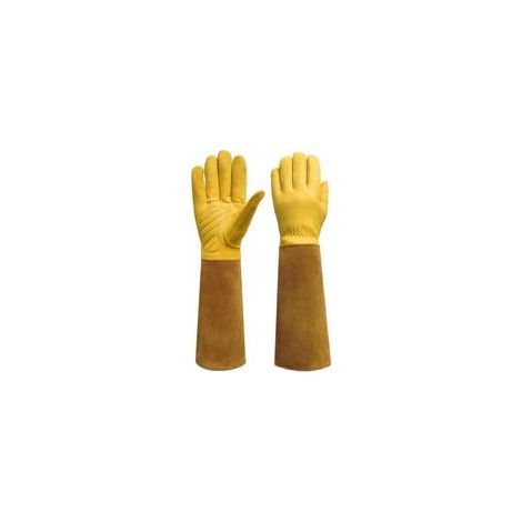 Gants de protection RONCIER épines et ronces - Taille 11.5cm - Brun