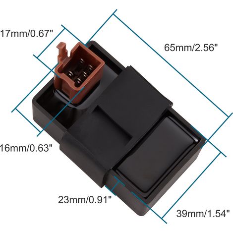 Replacement of AC 5-pin CDI box igniter for horizontal engine ATV off-road vehicle and motorcycle high-voltage ignition (1/4)