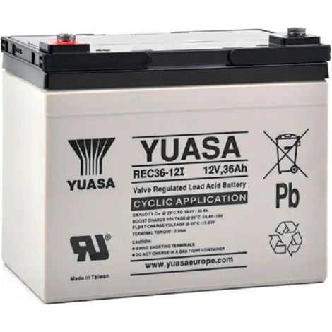 Batería Yuasa REC36-12 36Ah 12V