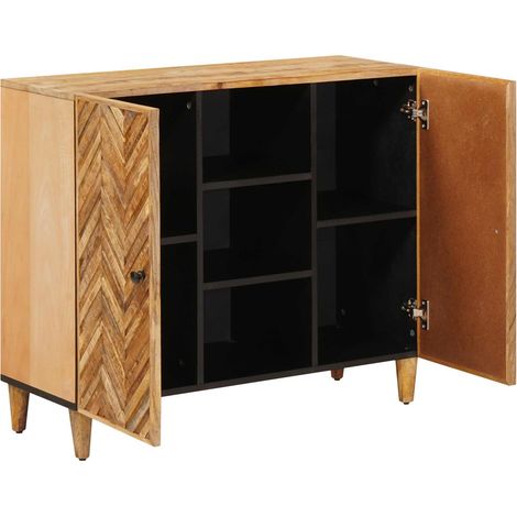 Maison Exclusive - Armadi di Stoccaggio con porta Marrone 90 x 33,5 x 75 cm (1/5)