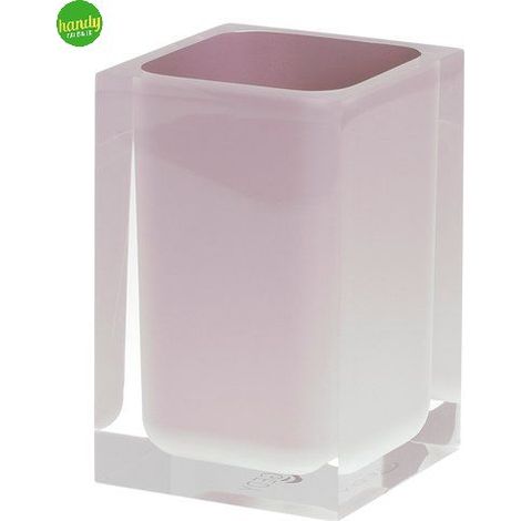 Gedy Bicchiere Porta Spazzolino Rainbow Rosa