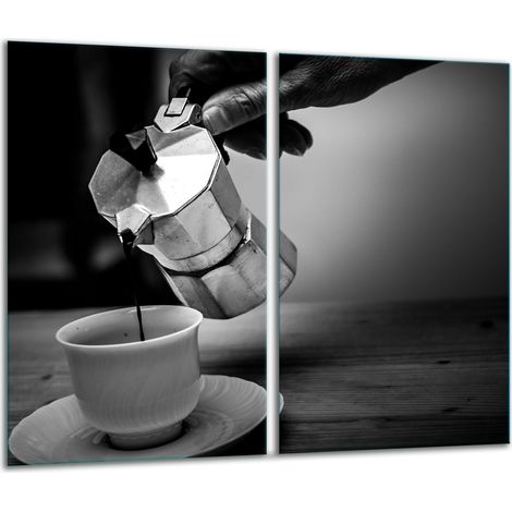Glasschneidebrett 2x 30x52 Kaffee (1/5)
