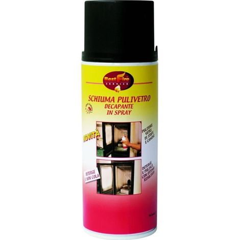 schiuma pulivetro decapante spray bes fire formato da 400 ml.
