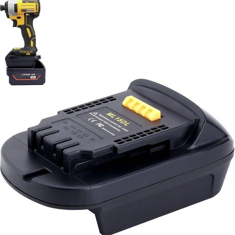 Adaptateur Milwaukee 18V vers DeWalt 20V – Convertisseur pour Outils Électriques (1/5)