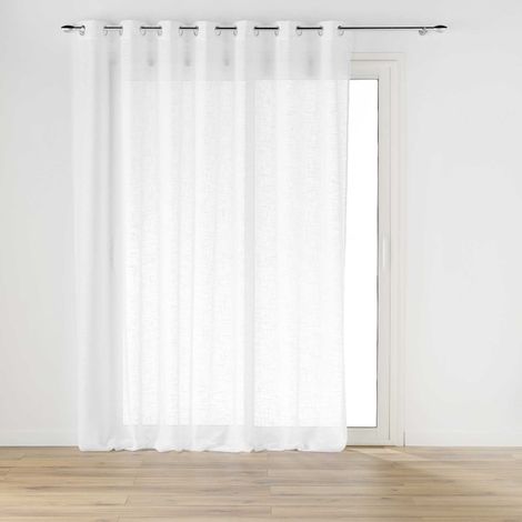 Gardine mit Ösen, Leinenoptik, HALTONA, 240 x 240 cm
