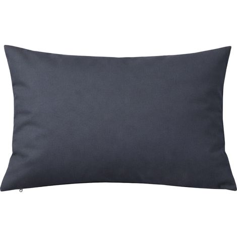 Coussin extérieur imperméable et déhoussable MINORQUE Gris anthracite 60x40 cm