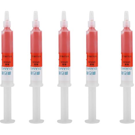 5-teiliges Set Diamantschleif- und Polierpaste, Schleifnadelrohr W1.5 6000