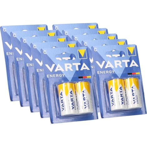 20x Varta Energy C Baby Batterie 1,5V AlMn im 2er Blister (1/5)