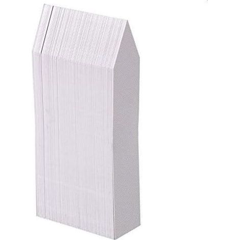 étiquette en plastique pour plantes 100 pièces, étiquette de jardin en plastique blanc 10x2cm (1/4)