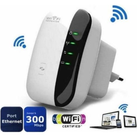 Amplificateur WiFi Repeteur Booster de signal sans fil WiFi extender 300M WLAN
