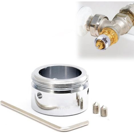Edelstahl-Heizungsventiladapter mit M30 x 1,5 Gewinde, kompatibel mit Ra für RaVL für Heizkörperventile für optimale Leistung (1/5)