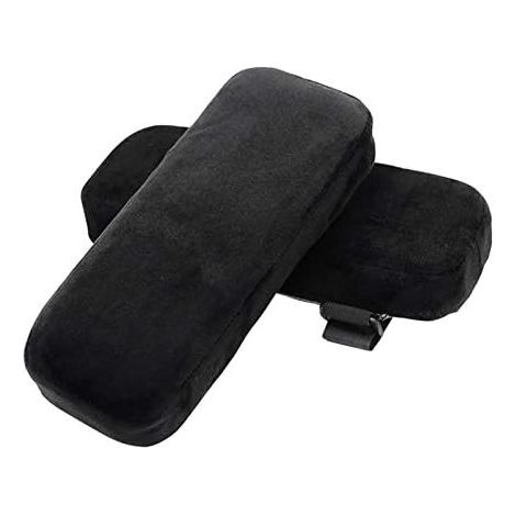Lot de 2 coussins d'accoudoirs extra épais de rechange pour chaise de bureau moderne (1/5)