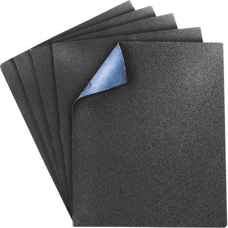 Pack de 50 unités de papier de verre tissu G.180 230x280 mm