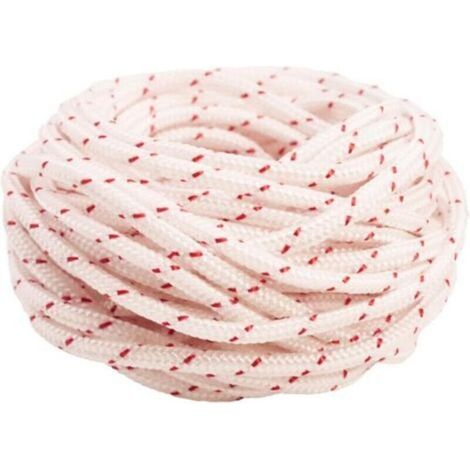 10 mètres corde lanceur tondeuse 4mm, corde lanceur motoculteur tronconneuse (4mm 10m) (1/5)