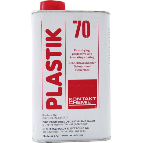 Kontakt Chemie PLASTIK 70 74327-AA Isolier- und Schutzlack 1 l