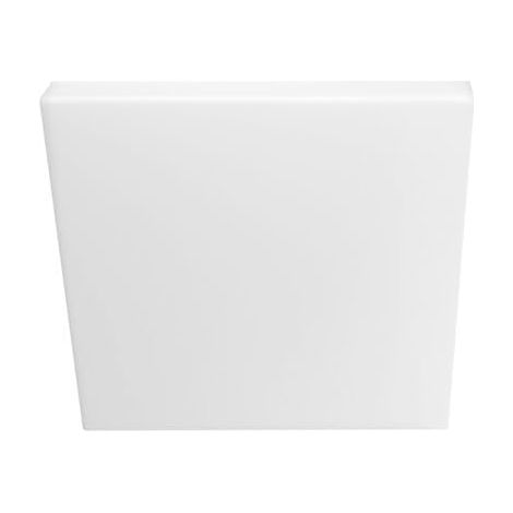 Plafonnier carré 18 W blanc 4000 K IP44, idéal pour l'éclairage intérieur et les environnements humides. (1/2)