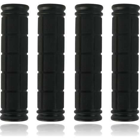 Poignées de Guidon de Vélo 22mm, Poignées de Guidon Antidérapantes en Caoutchouc Ergonomique pour VTT, Trottinette, Vélo Enfant, Scooter, Confortables et Faciles à Installer (1/5)