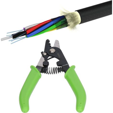 VCFS-33 Drei-Port-Glasfaser-Abisolierzange, FTTP-Kabelabisolierzange, Drei-Port-Nomiller-Zange (1/5)