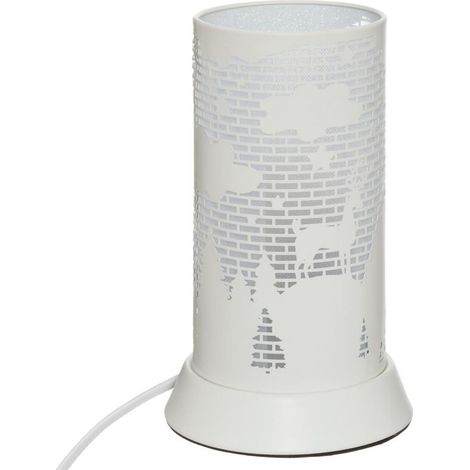 Lampe à Poser pour Enfant Décor 20cm Blanc (1/2)