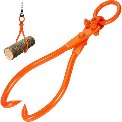 Débardage et Levage de Troncs Pince Forestière LT18 Charge 350 kg avec 2 Griffes Pivotantes et Ouverture 494 mm (1/5)