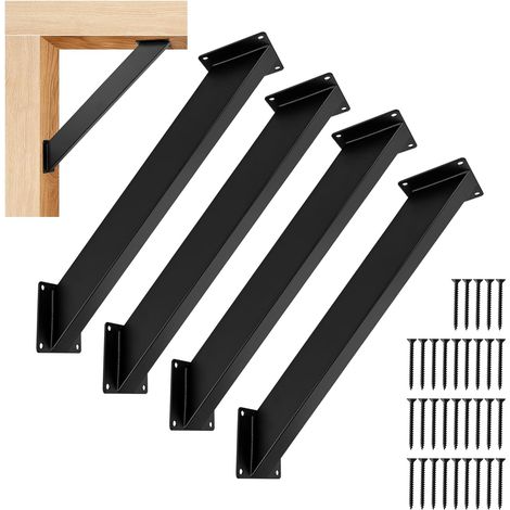 Équerres d'angle à 45 Degrés - Pergola Bois Support Poteau Lot de 4 Connecteur de Poteau / Connecteur d'angle - Support d'angle pour Poutres - Kit de Support pour Pergola (1/5)