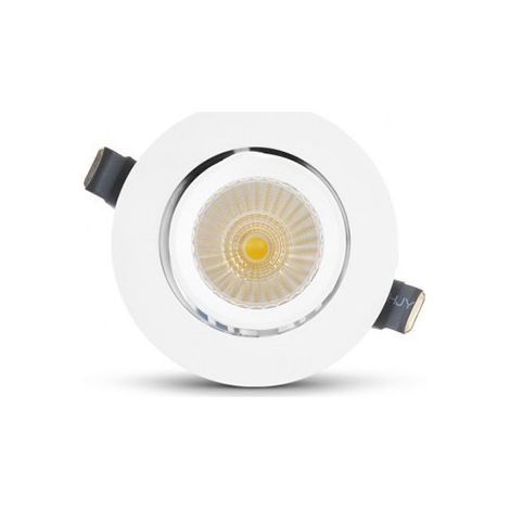 Spot escargot encastrable et inclinable BOUTICA ø150mm - 3000K Blanc chaud - 30W (1/5)