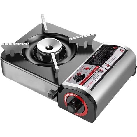 Mini réchaud à cassette portable Petit réchaud à cassette Compact Ultraléger Table de catastrophe Mini réchaud d'extérieur portable Réchaud compact multi-usages Réchaud compact simple (1/5)
