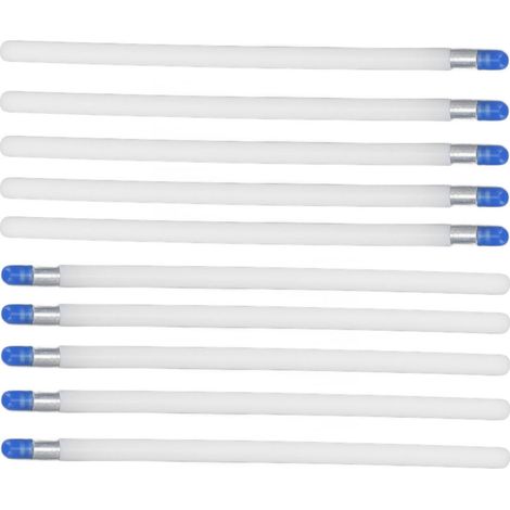 10 Stück 135 mm Silikon-Reinigungsstifte mit Klebefläche, hochviskos, zur Staubentfernung und Reinigung von kleinsten Partikeln, Verunreinigungen und Fasern (1/5)