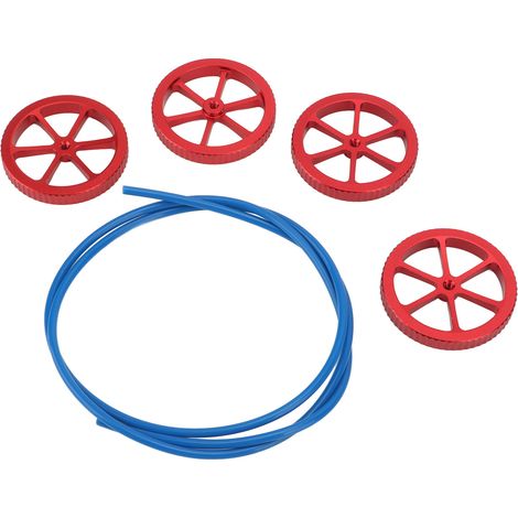 Kit de mise à niveau pour imprimantes 3D : tuyau PTFE, 4 écrous d’équilibrage à serrage manuel, 6 ressorts, connecteurs PC4-M6 et M10 (1/5)