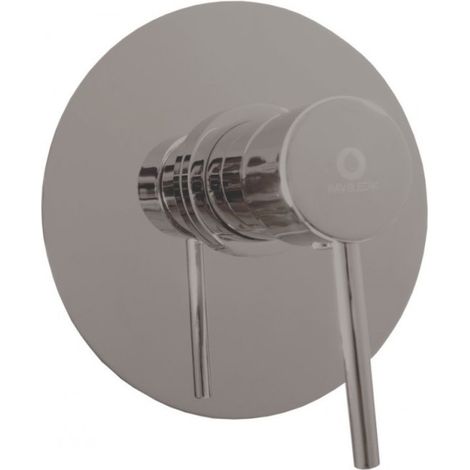 Mitigeur douche encastrable SEINA en laiton métal gris poli15 cm (1/2)