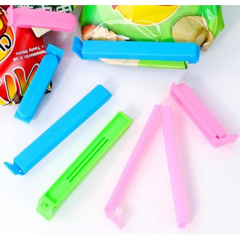 Clips De Fermeture Alimentaires - Réutilisables Sans BPA - Pour Sachets Céréales Chips Surgelés - 18 Pièces (1/5)