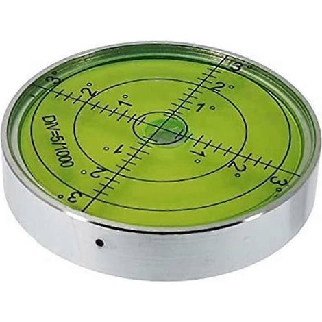 Inclinomètre rond en aluminium avec aimant, haute précision, 60 mm, pour instruments d'inspection, précision 60 x 12 mm (1/5)