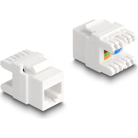 Delock MÃ³dulo Keystone RJ45 hembra a LSA Cat.6A sin herramientas mini