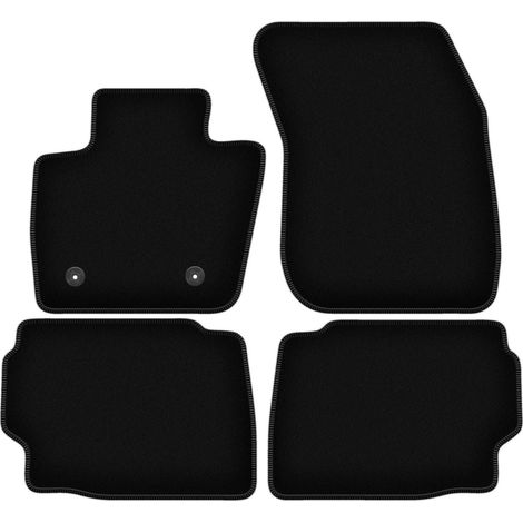Alfombrillas de terciopelo negro BASIC para Ford Mondeo MK5 sedán, familiar (2015-) (1/5)