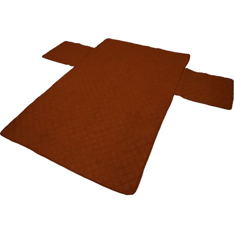 Housse de canapé réversible avec sangles élastiques, protège-meuble imperméable anti-chiens chats enfants (1/5)