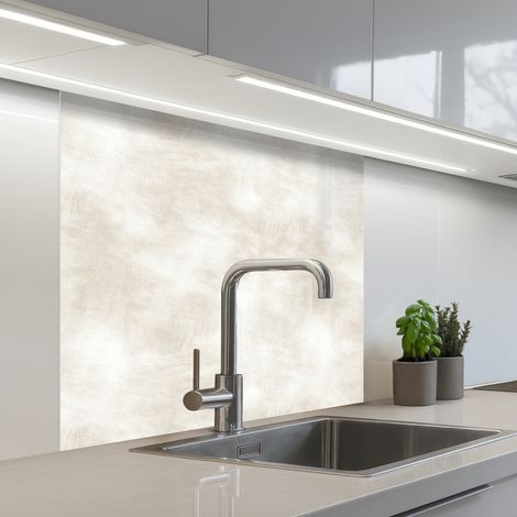Kitchen Splashback Subtle - Texture - Beige 80x80 cm