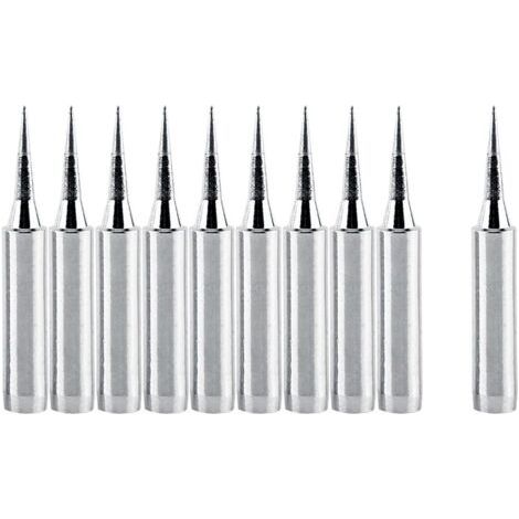 10pcs 900M-T-I Pointes de Fer à souder, Outil de Station de Pointes de Fer à souder de Remplacement pour la Station de soudage HAKKO 936937, pour Rapide, pour Aoyue, pour Yihua, etc (1/5)