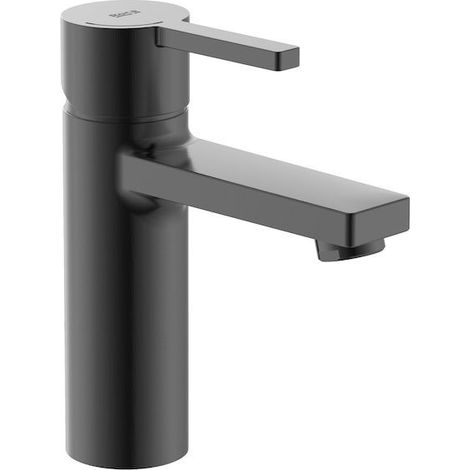 ROCA A5A3A96NM0 NAIA Grifo Monomando Lavabo con Cold Start Negro Titanio Cepillado - ref: A5A3A96NM0 (1/2)