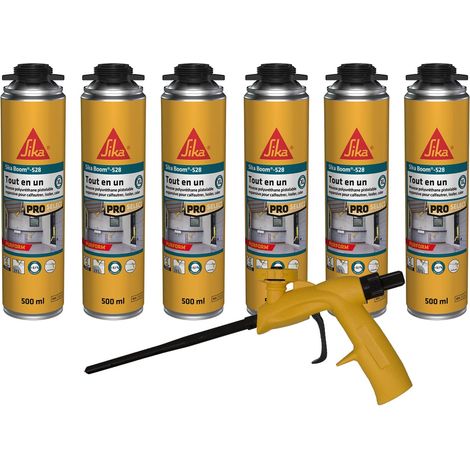 Lot de 6 x Mousse polyuréthane Expansive 528, Pistolable (1/5)