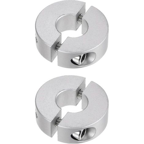 butées d'arbre à bague de réglage, double butée fendue pour vis de serrage de collier d'arbre de 14 mm, diamètre extérieur 35 mm, largeur 12 mm, maintien de la position de la butée, poulie de distribu (1/4)