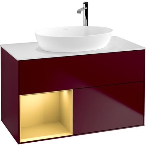 Villeroy & Boch F891HFHB Meuble sous-lavabo Finion F89 (1/2)