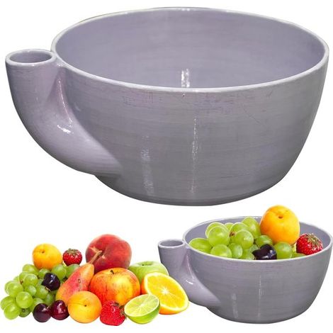 Ciotola per frutti di bosco autopulente 2026 (lavafrutta e ciotola da portata 2 in 1), scolapasta per frutti di bosco, uva e pomodorini, per uso interno ed esterno (viola) (1/5)
