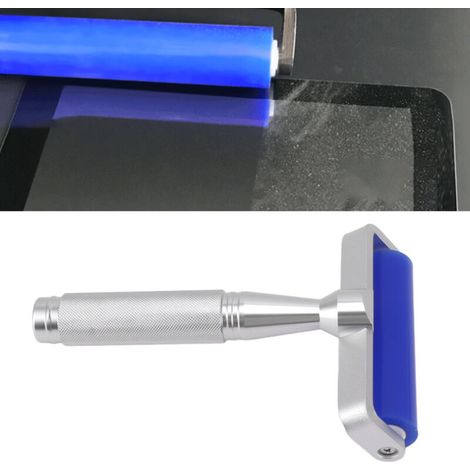 [Hand Roller] Soft Silicone Dust Removal Roller Aluminum Alloy Handle Anti Static for Films PCB Electronics 8in/15.24cm (1/5)