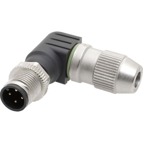 HARTING 21011405081 Sensor-/Aktor-Steckverbinder, unkonfektioniert M12 Stecker, gewinkelt Polzahl S