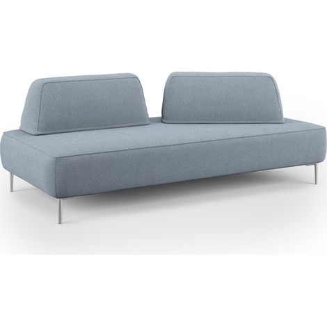 Newton Divano modulare con schienali movibili T07 167 cm blu