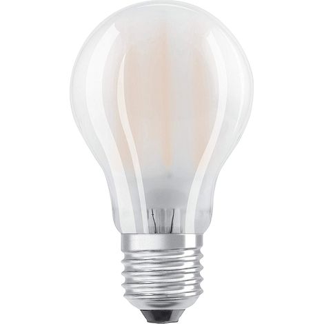 Lumière LED, ampoule de forme classique avec culot à vis : remplacement E27 4W, dépoli, 2700 K, paquet de 2 (1/5)
