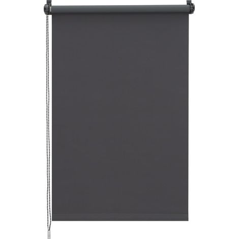Enrouleur occultant sans perçage - 75 cm de Large - Cordon latéral - Protection Contre la Chaleur - Brise-Vue et Protection Solaire - Montage Mural au Plafond - pour fenêtre et Porte - 75 (1/5)
