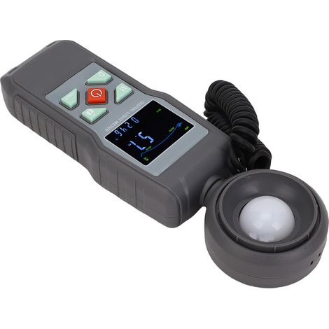 Luxmètre numérique 200000 LX écran LCD capteur orientable 360° mesure température luxomètre digital avec sonde (1/5)