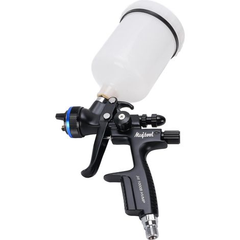 GARRYFIZH ‌Outil de pulvérisation HVLP 1000B – Cupule 600ml, buse 1.3mm, kit avec brosse de nettoyage – Pour meubles, murs et portes‌ – Facile à utiliser et entretenir