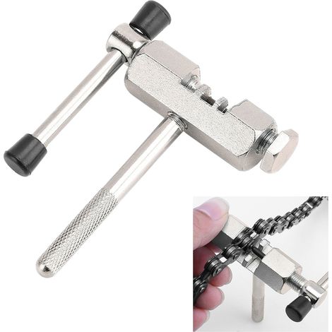 Kit d'outils de réparation de vélo 7 pièces : clé pour démonter la cassette, dérive-chaîne, extracteur de manivelle, clé à rayons, outil pour démonter le boîtier de pédalier et la roue libre